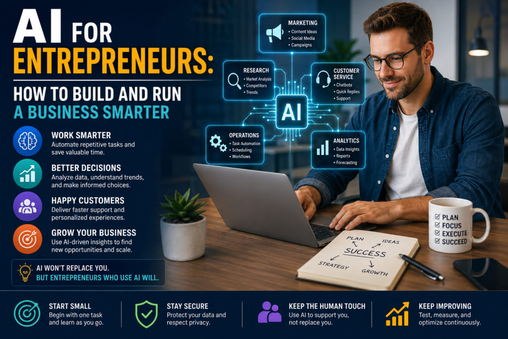 AI for Entrepreneurs: How to Build and Run a Business Smarter