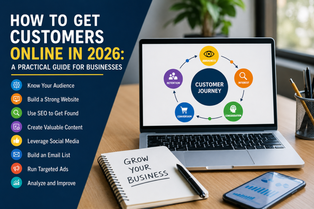 How to Get Customers Online in 2026: A Practical Guide for Businesses