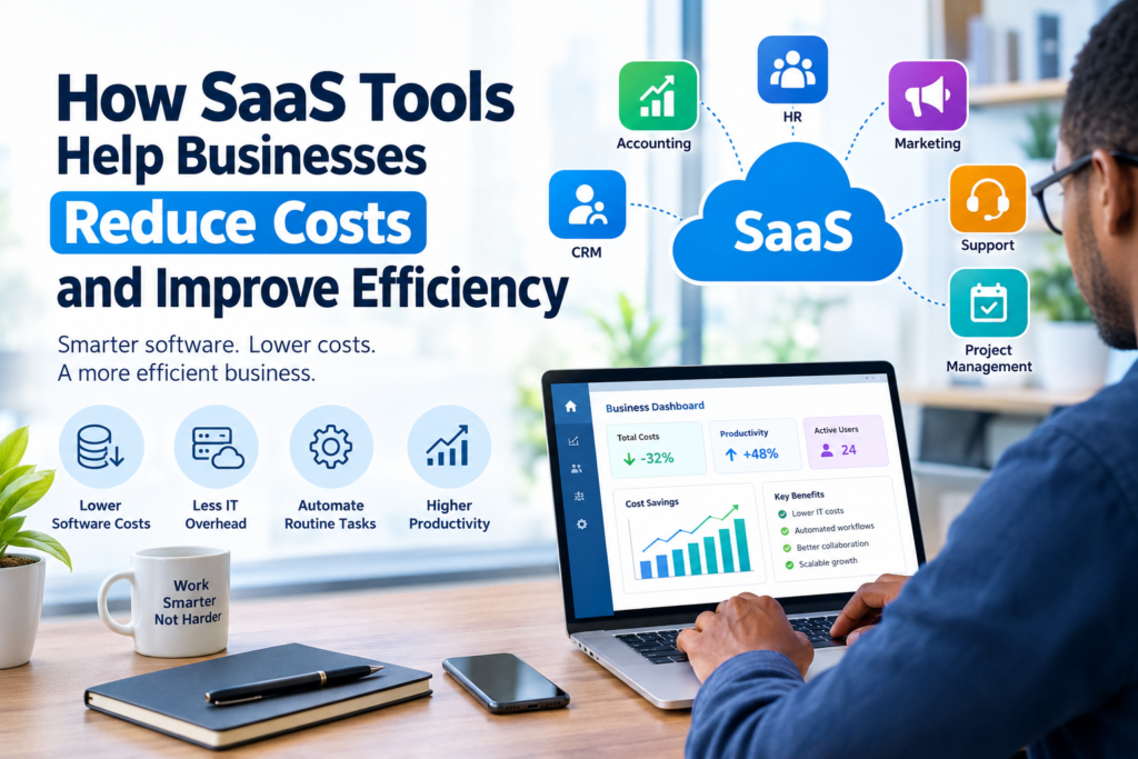 How SaaS Tools Help Businesses Reduce Costs and Improve Efficiency