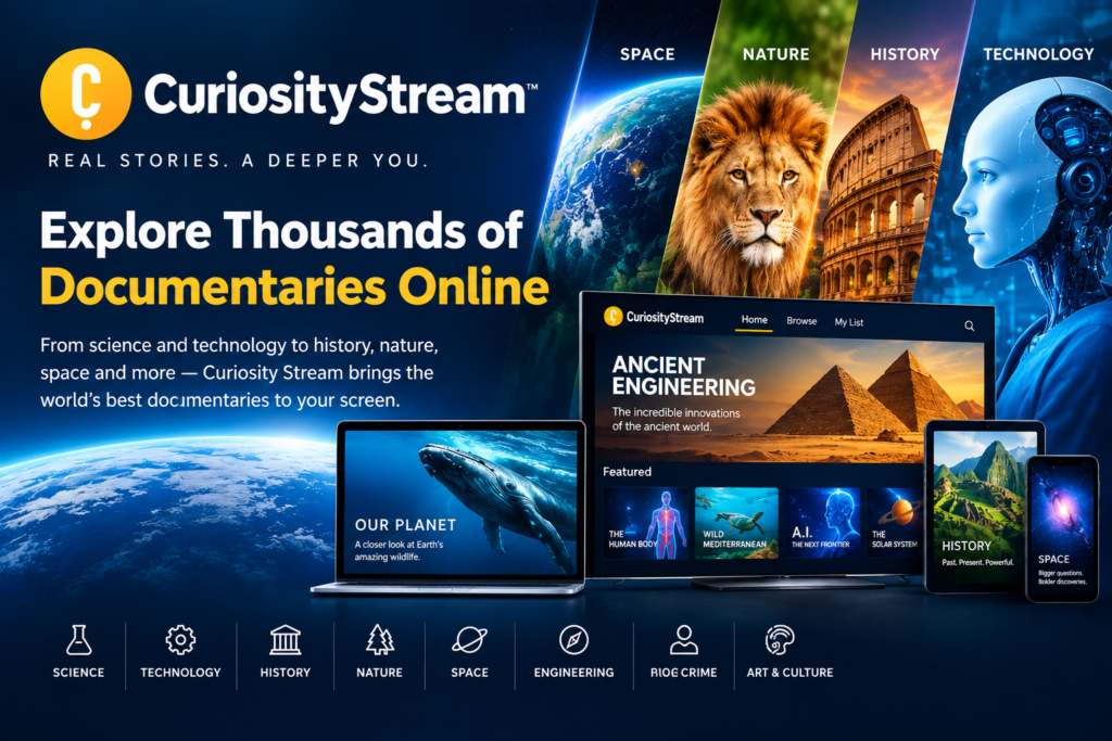 Curiosity Stream: Explore Thousands of Documentaries Online