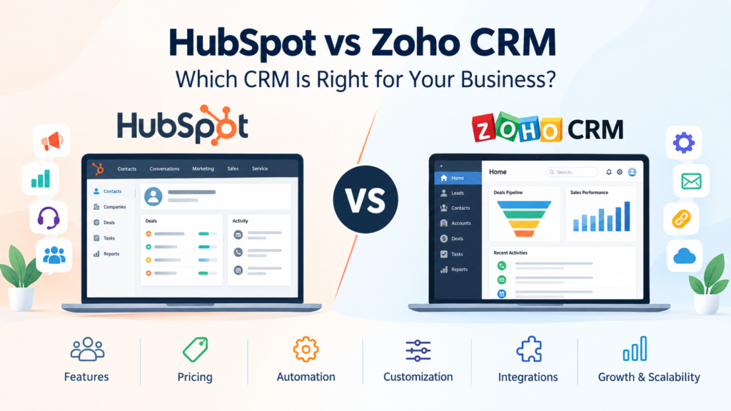 HubSpot vs Zoho CRM: Which CRM Is Right for Your Business