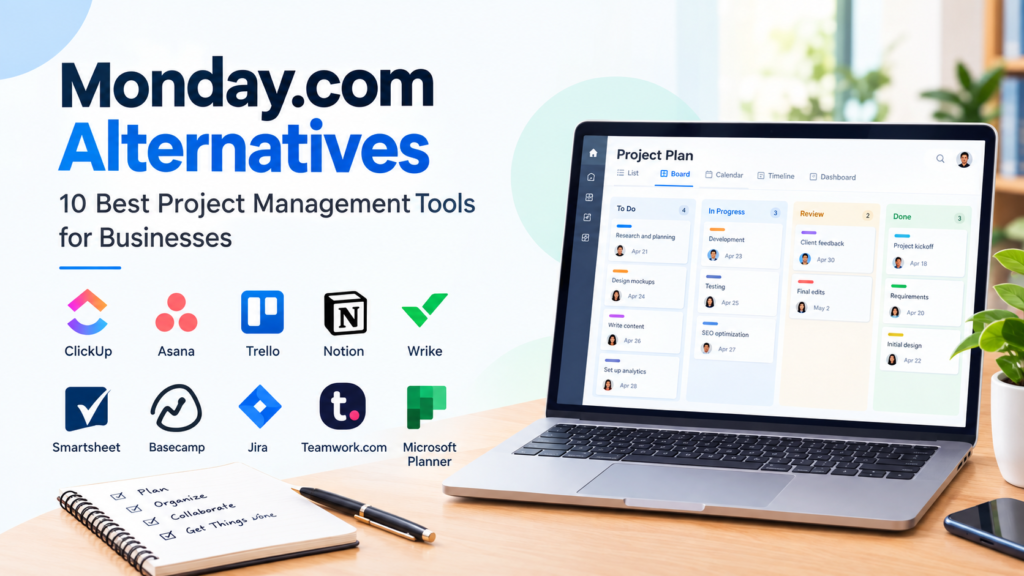 Monday.com Alternatives: 10 Best Project Management Tools for Businesses