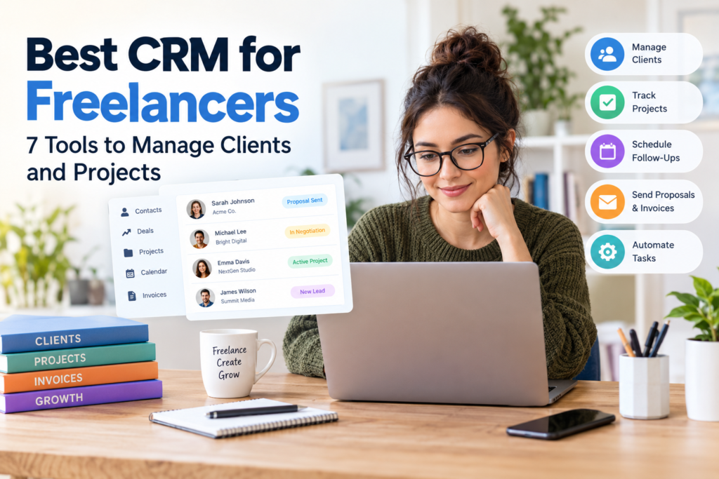 Best CRM for Freelancers: 7 Tools to Manage Clients and Projects