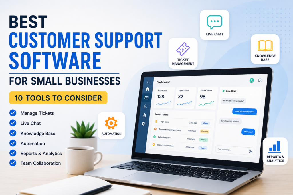 Best Customer Support Software for Small Businesses: 10 Tools to Consider