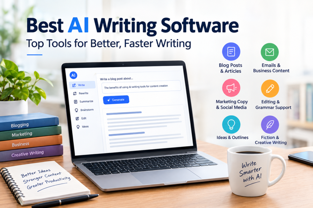 Best AI Writing Software in 2026: Top Tools for Better, Faster Writing