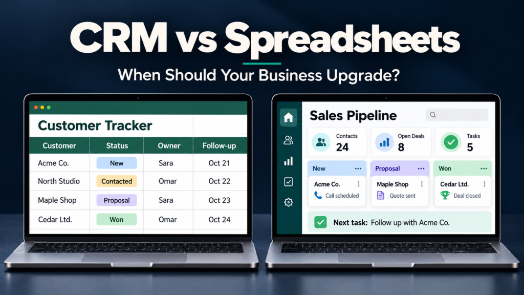 CRM vs Spreadsheets: When Should Your Business Upgrade?