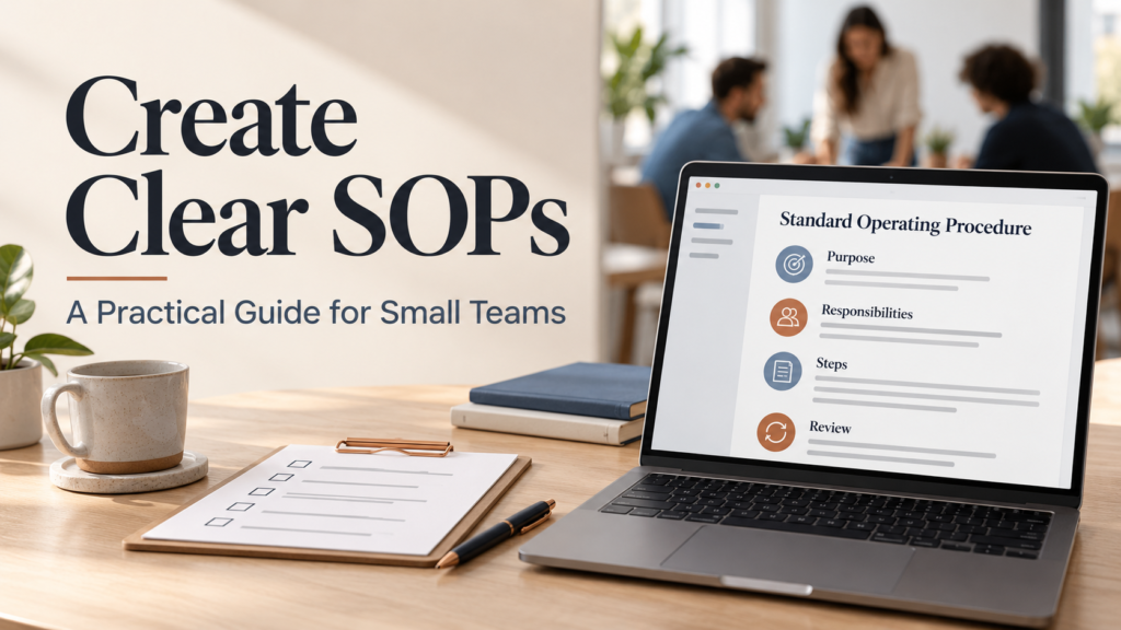 How to Create Standard Operating Procedures for a Small Team