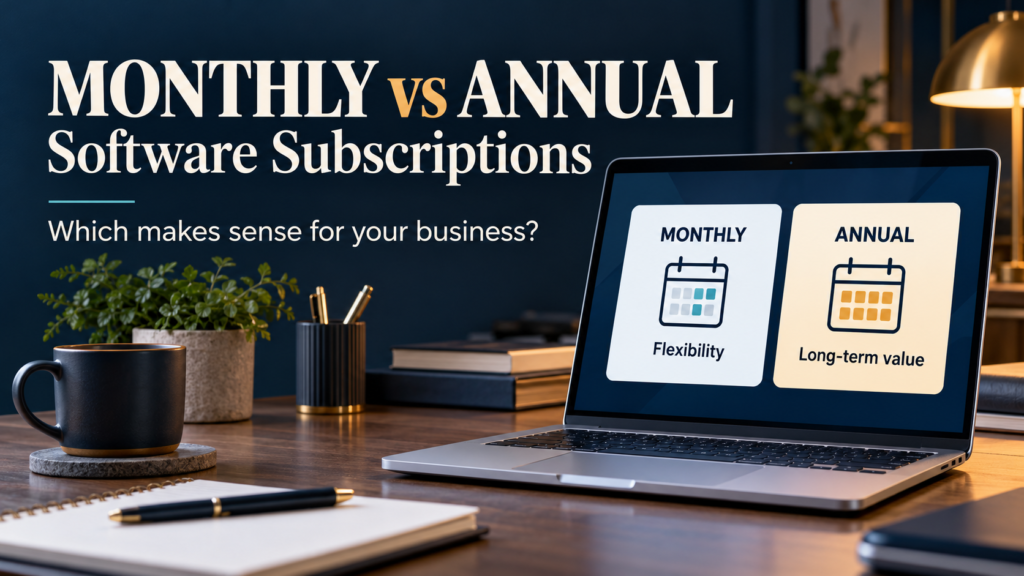 Monthly vs Annual Software Subscriptions: Which Makes Sense?