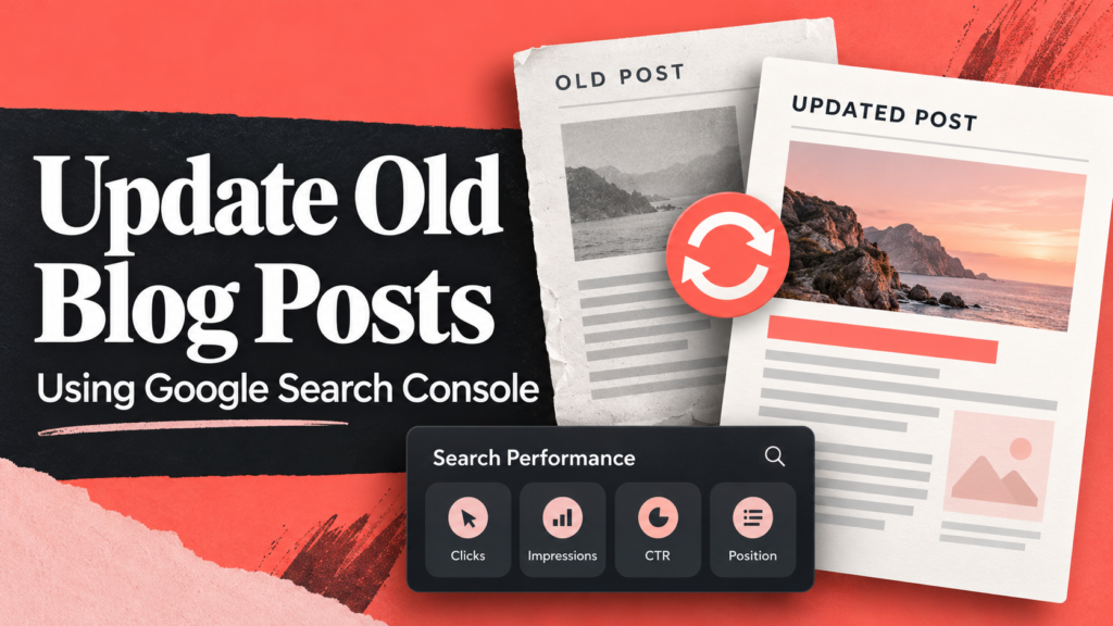 How to Update Old Blog Posts Using Google Search Console