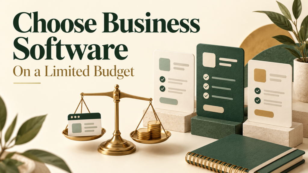 How to Choose Business Software on a Limited Budget