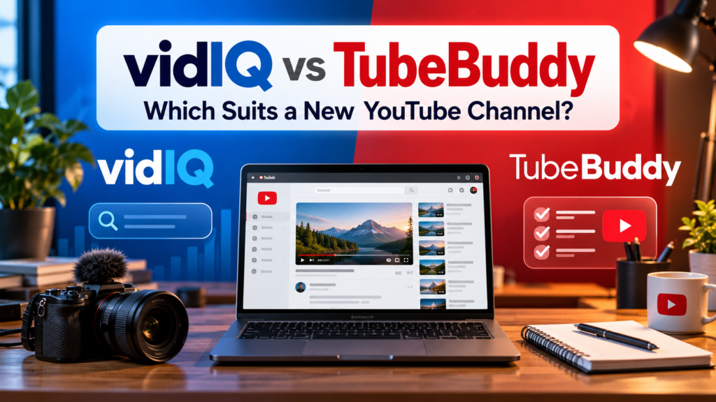 vidIQ vs TubeBuddy: Which Suits a New YouTube Channel?